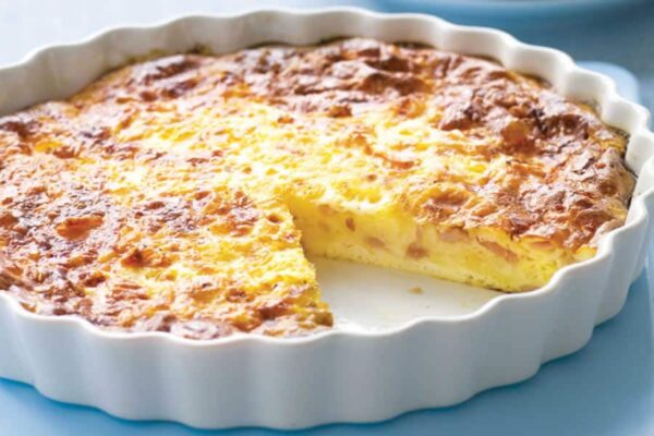 Quiche lorraine sans pâte recette Weight Watchers, légère et facile