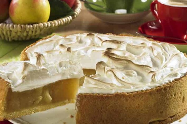 Tarte aux Pommes Meringuée au Thermomix : Recette Gourmande