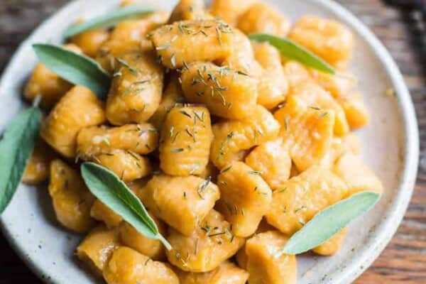 Gnocchis de Patate douce et épinards au thermomix