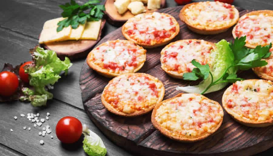 Mini pizzas apéritives au Thermomix
