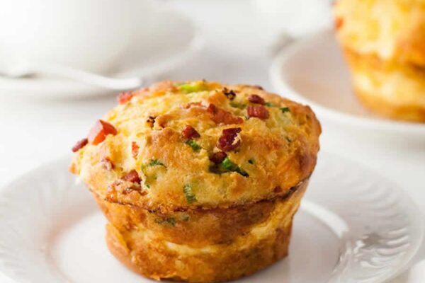 Muffins Lardons et Légumes au Thermomix : Recette Facile