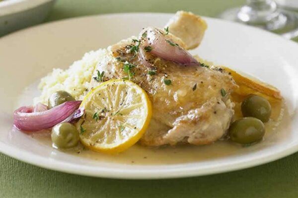 Poulet aux Olives au Thermomix : Recette Mijotée aux Épices