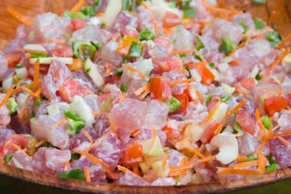 Salade Tahitienne au Thermomix : Poisson Cru Facile et Rafraîchissant