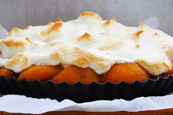 Tarte à l'Abricot Meringuée au Thermomix – Recette Facile