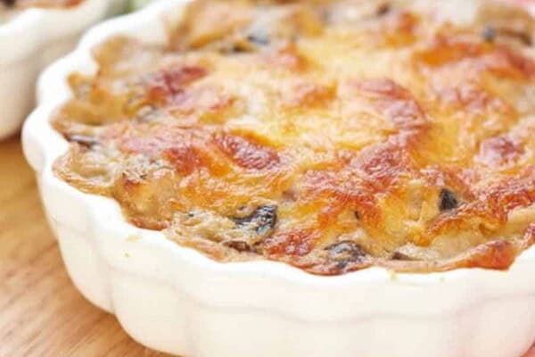 Clafoutis Poulet Lardons et Champignons au Thermomix : facile et savoureux