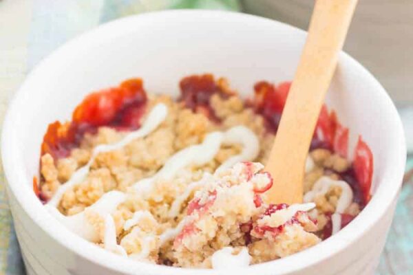 Crumble Framboise Chocolat Blanc au Thermomix : gourmand et facile