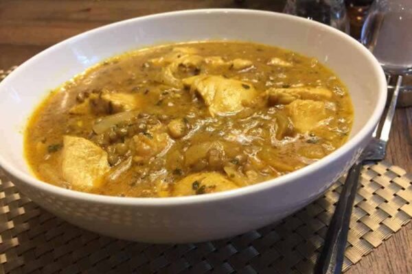 Poulet au Curry et aux Lentilles au Thermomix – Recette Facile