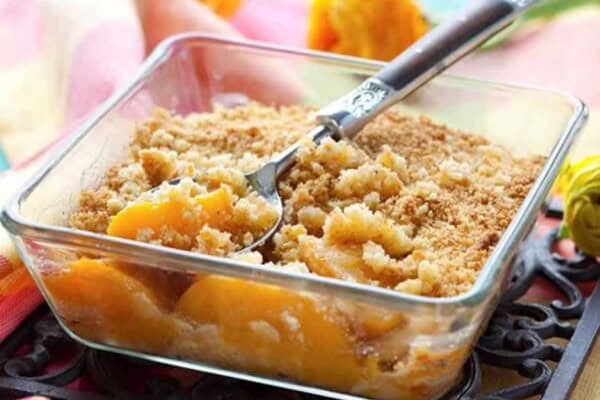 Crumble à la mangue au Thermomix