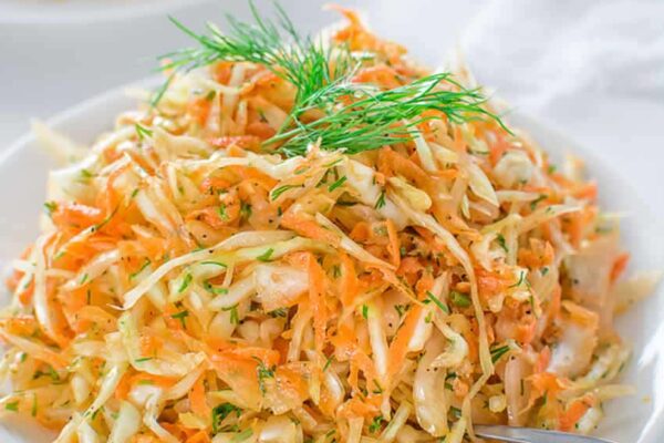 Salade au Chou, Carottes et Noix au Thermomix – Recette Facile
