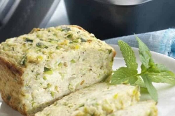 Terrine de courgettes au cumin et à la menthe au thermomix