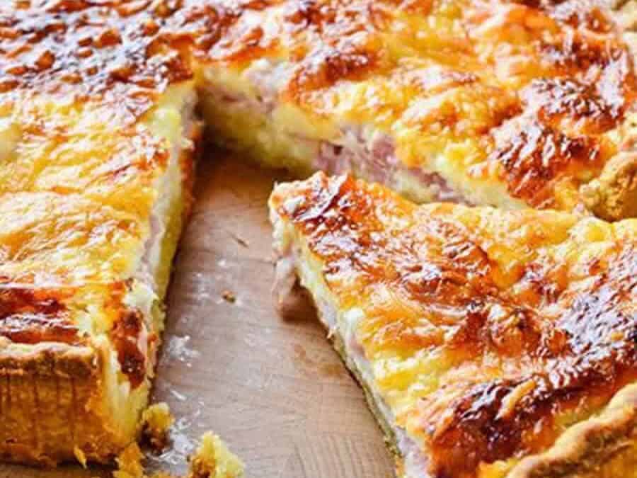 Quiche lorraine légère au Thermomix