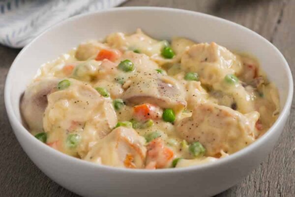 Blanquette de volaille au bleu d'Auvergne au thermomix