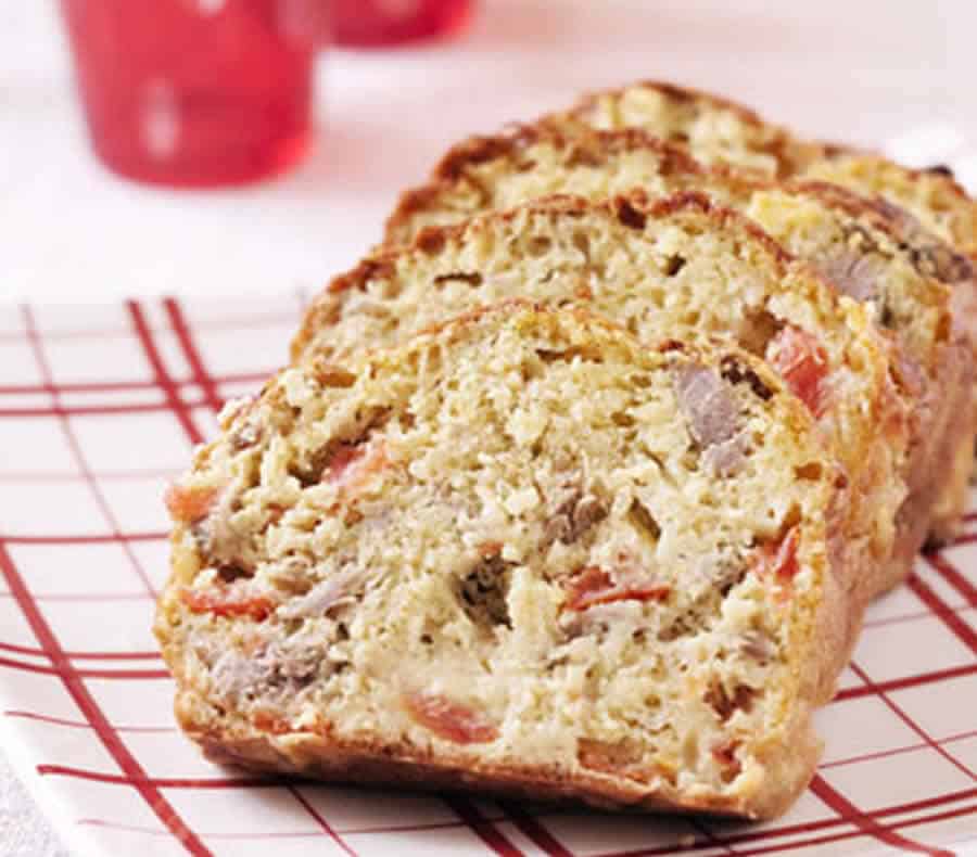 Cake thon et tomates séchées au Thermomix