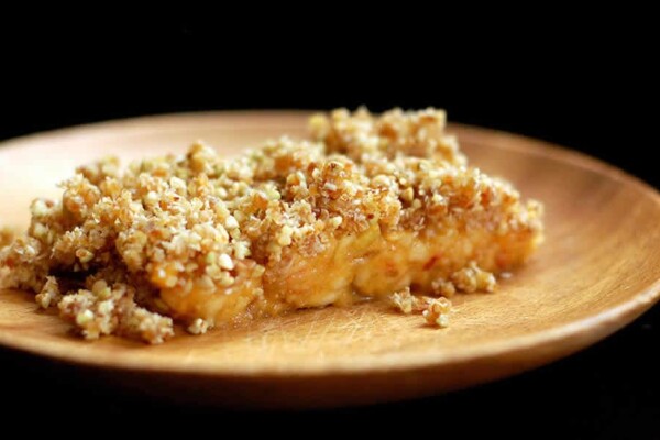 Crumble aux pommes et mangues au thermomix