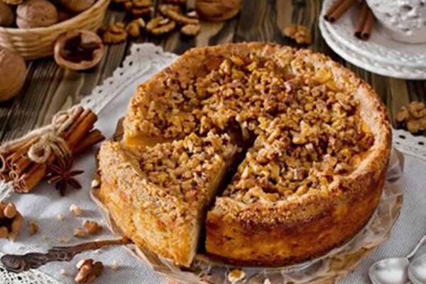 Gâteau aux Pommes noix et cannelle au thermomix