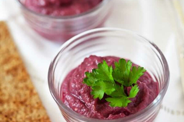 Mousse de betterave en verrine au thermomix