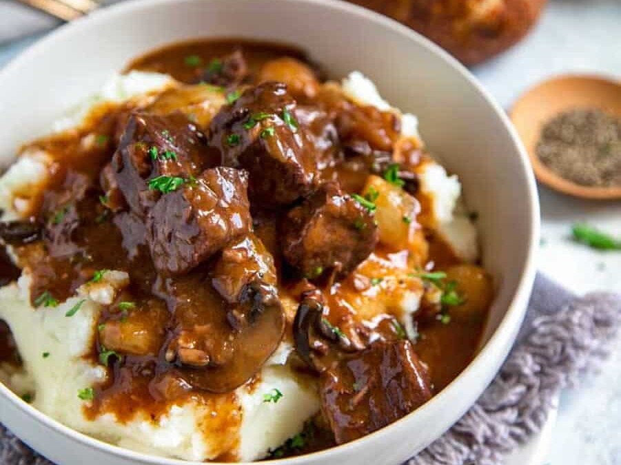 Boeuf Bourguignon au thermomix