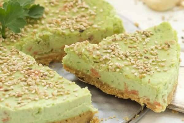 Cheesecake avocat et saumon au thermomix