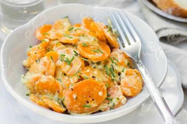 Carottes à la carbonara au thermomix