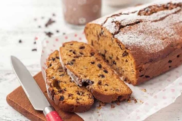 Cake sarrasin aux pépites de chocolat au thermomix