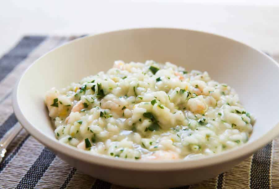 Risotto aux crevettes au thermomix