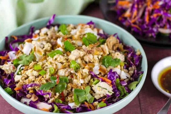 Salade de chou rouge au thermomix