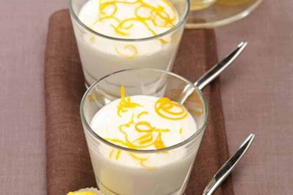 Crème dessert au citron façon danette au Thermomix