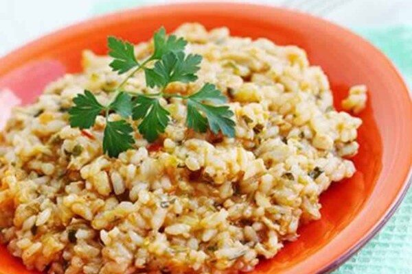 Risotto à la viande hachée et curry au Thermomix