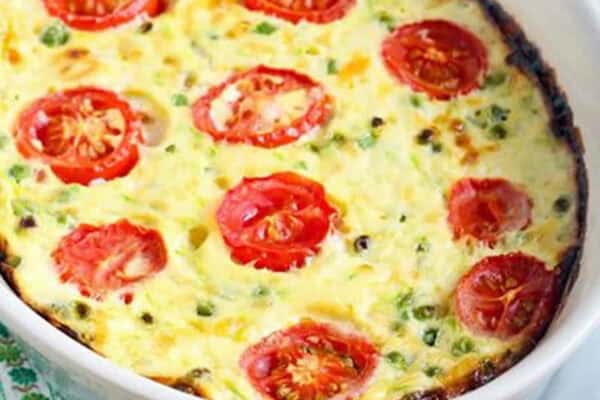 Clafoutis tomates miel moutarde au Thermomix