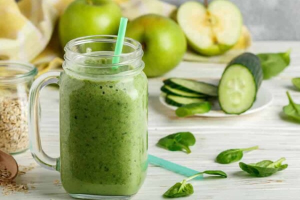 Smoothie Detox concombre et pomme au Thermomix