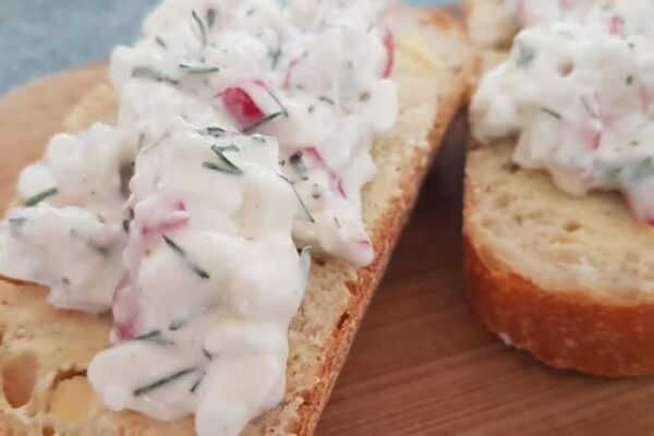 Tartinade de fromage frais et de radis au Thermomix