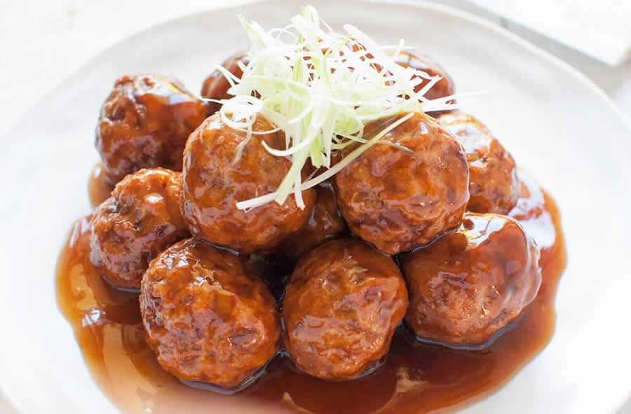 Boulettes de viande à la japonaise au Thermomix