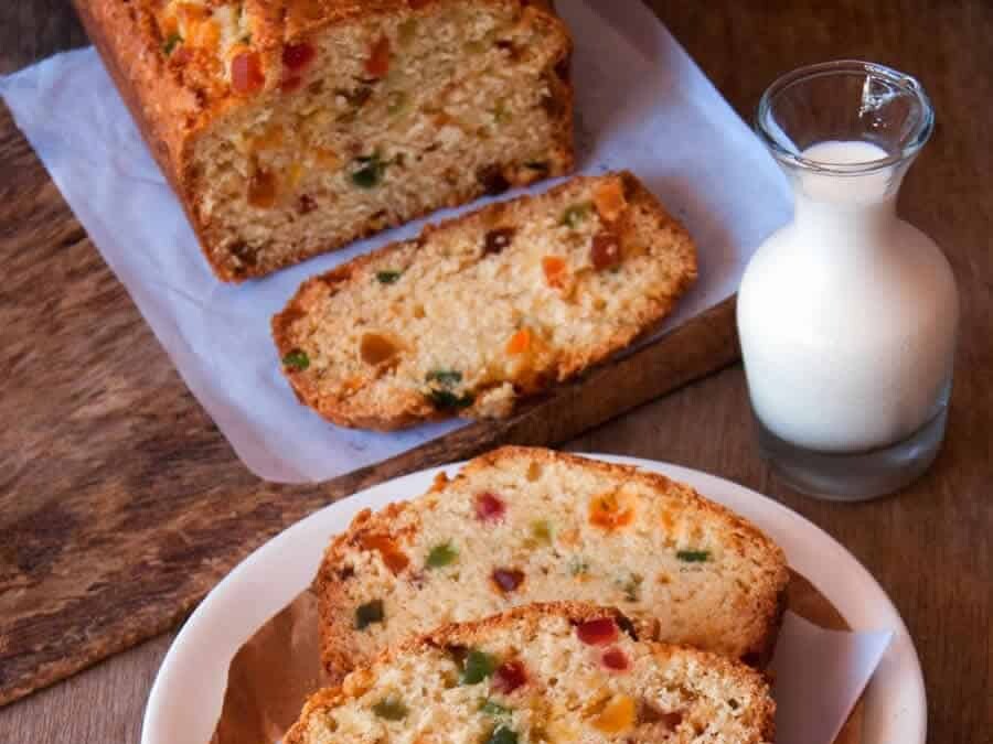 Cake aux fruits confits au Thermomix