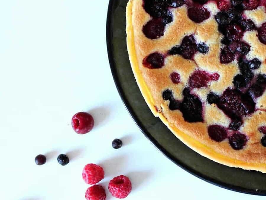 Tarte amandine aux fruits rouges au Thermomix