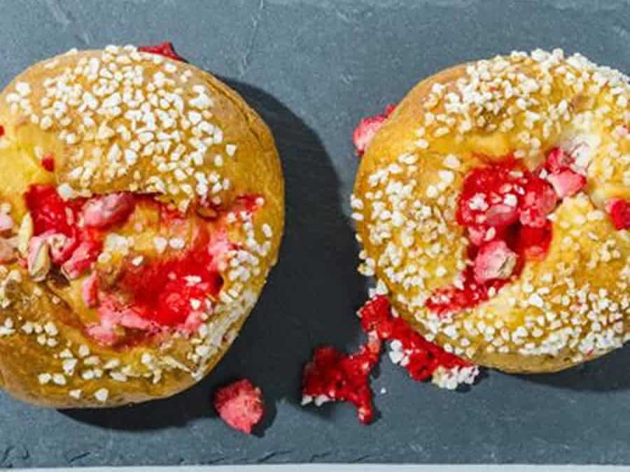 Brioche de Saint-Genix aux pralines roses au Thermomix