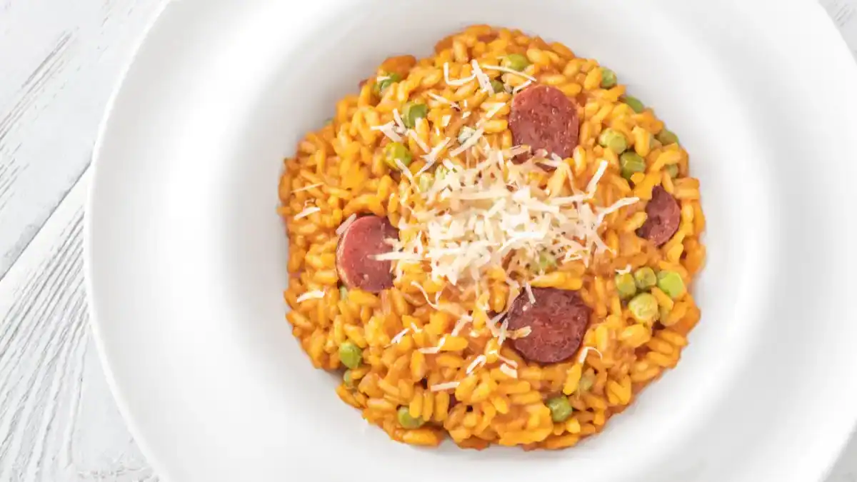 Risotto au chorizo au Thermomix