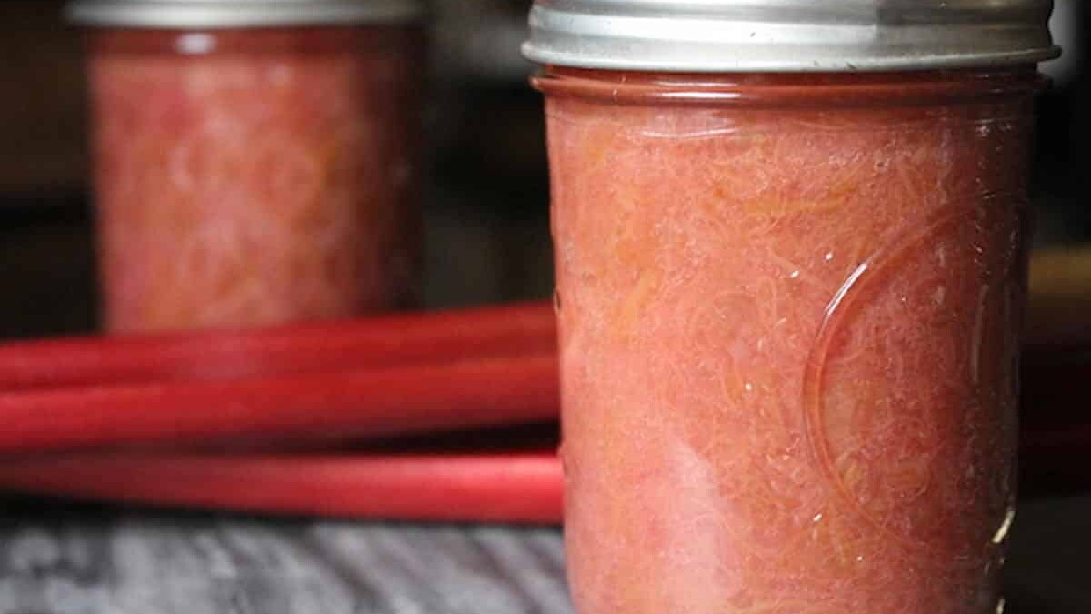 Confiture de Rhubarbe au Thermomix