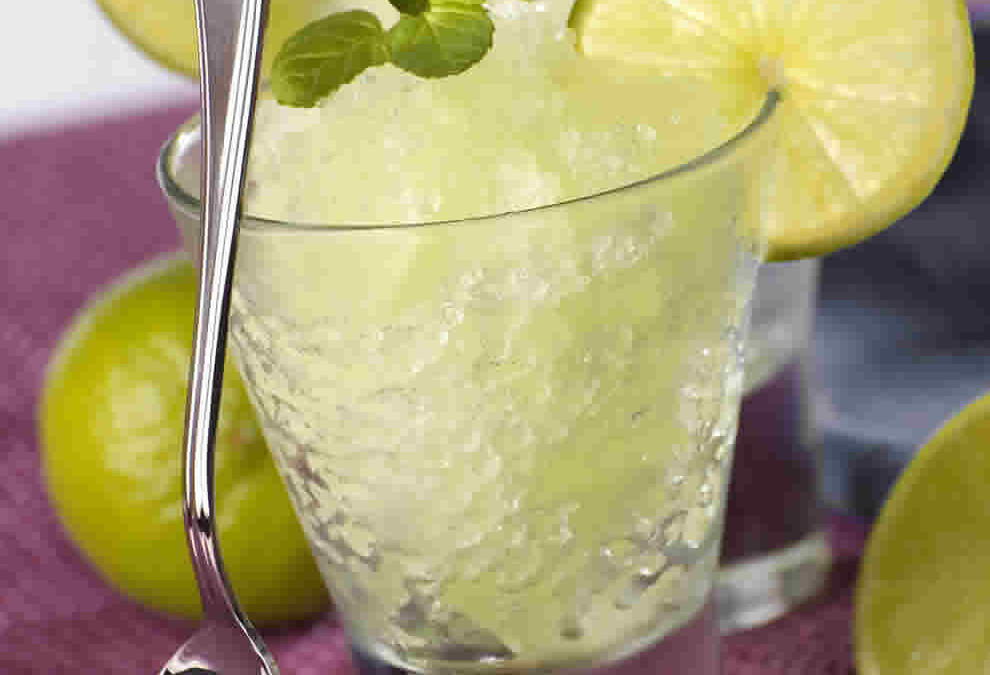 Granité citron au Thermomix