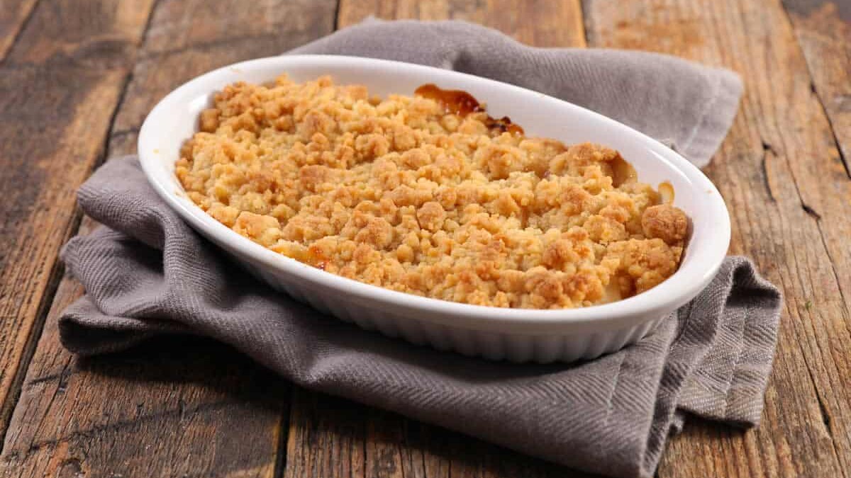 Crumble aux pommes et speculoos au Thermomix