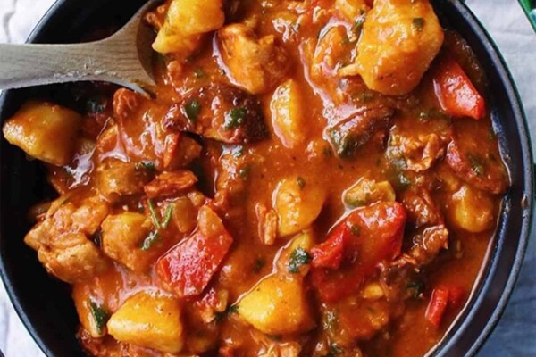 Sauté de poulet au chorizo et tomates au Thermomix : Tellement délicieux !