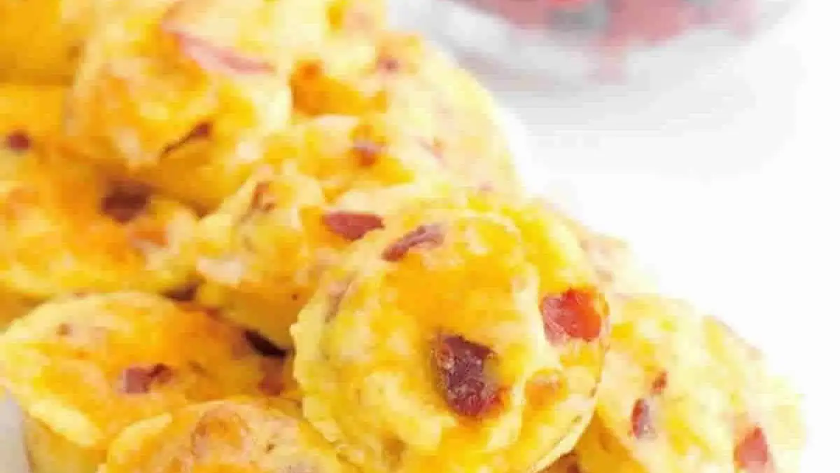 Bouchées aux lardons et au fromage au Thermomix