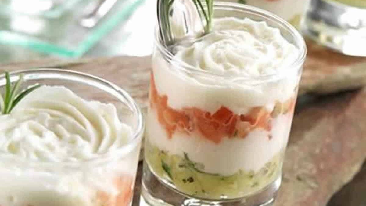 Verrines de concombre au jambon et à la crème au Thermomix : Une entrée simple et raffinée