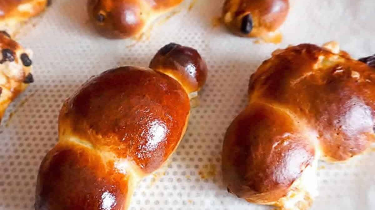 Brioche de Noël : Cougnou, petites brioches de Noël au Thermomix