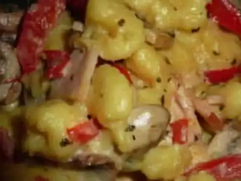 Gnocchis au Chèvre et Poivron Rouge au Cookeo