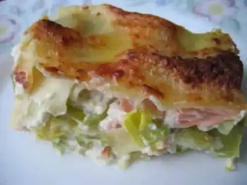 Lasagnes Saumon et Poireaux