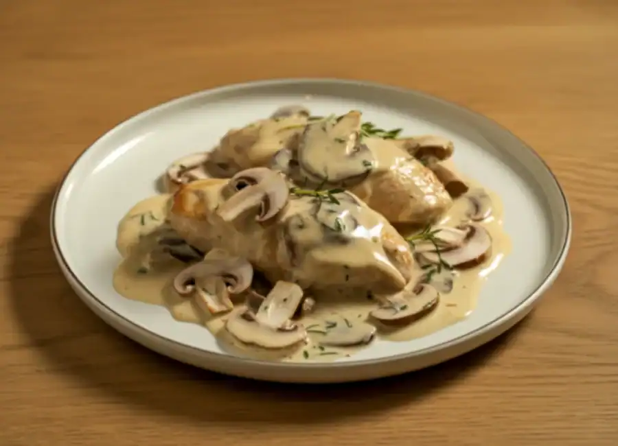 Poulet au Champignon et Boursin au Cookeo
