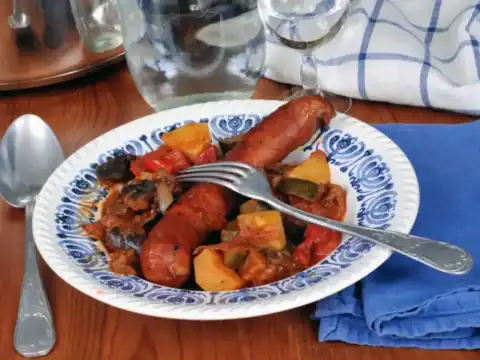 saucisses ratatouille Cookeo