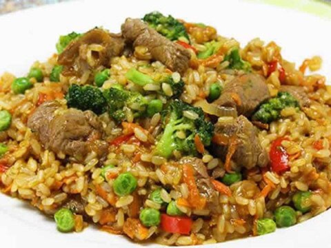 boeuf aux legumes riz cookeo
