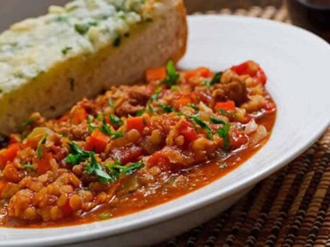 lentilles chorizo cookeo