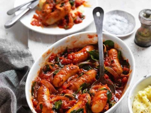 saucisses chipolata tomate cookeo